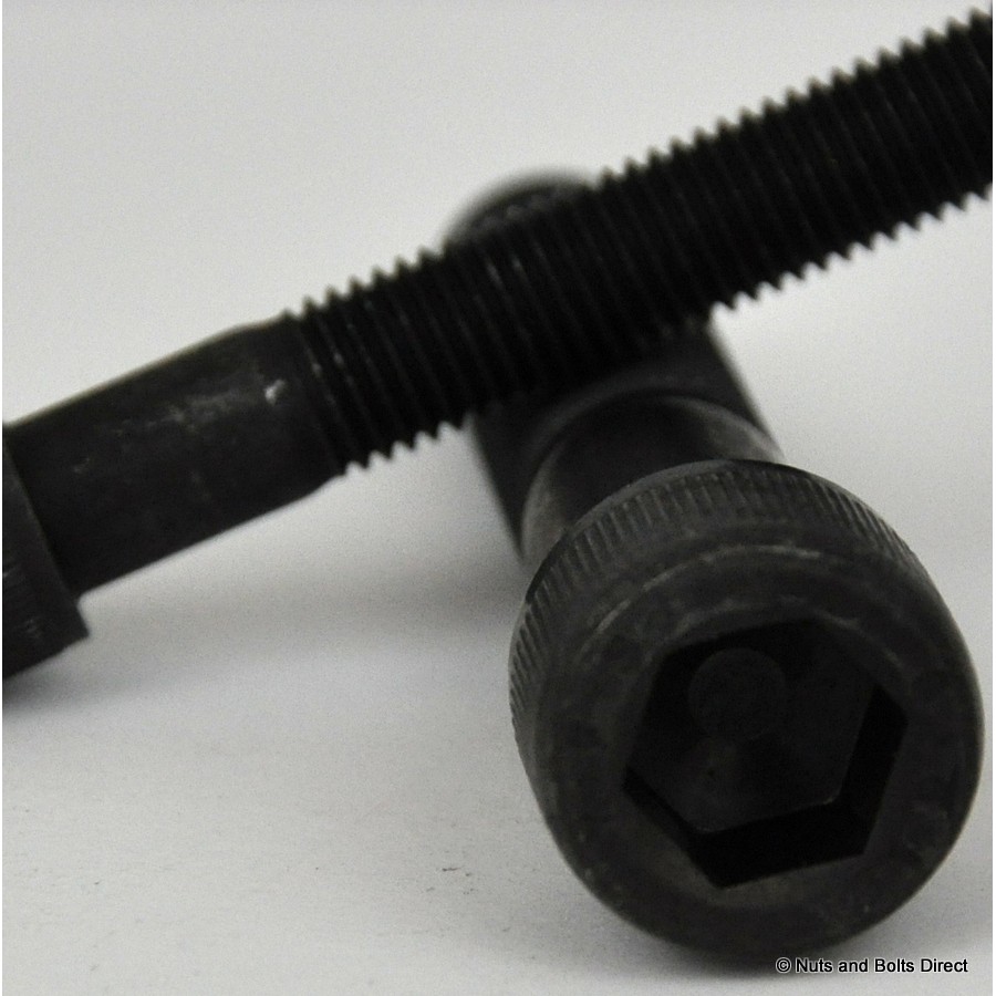 M6 x 25mm Socket Cap Head (DIN 912), Metric, 12.9 Grade Steel, Black